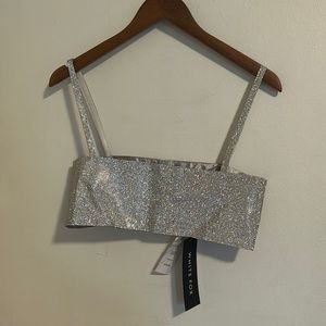 White Fox Breathtaking Crop Silver